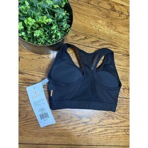 NEW Lucy XS Black Padded Sports Bra Racerback Workout Solid